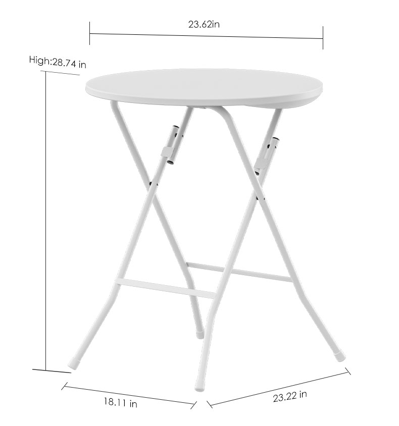 2,63ft-and-2ft-Small-Convenient-to-carte-Round-Folding-Table-Bar004